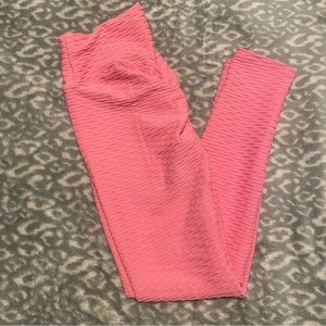 Pink Scrunch Booty Leggings